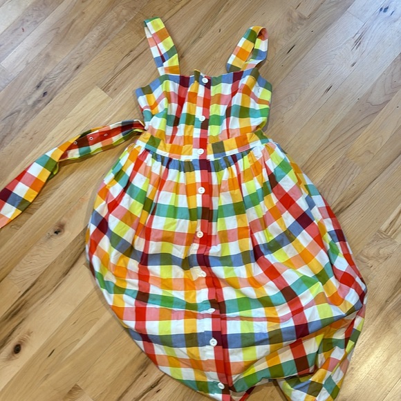 Christopher John Rogers for Target Multicolored Plaid Check Dress Size 4 - Picture 3 of 5